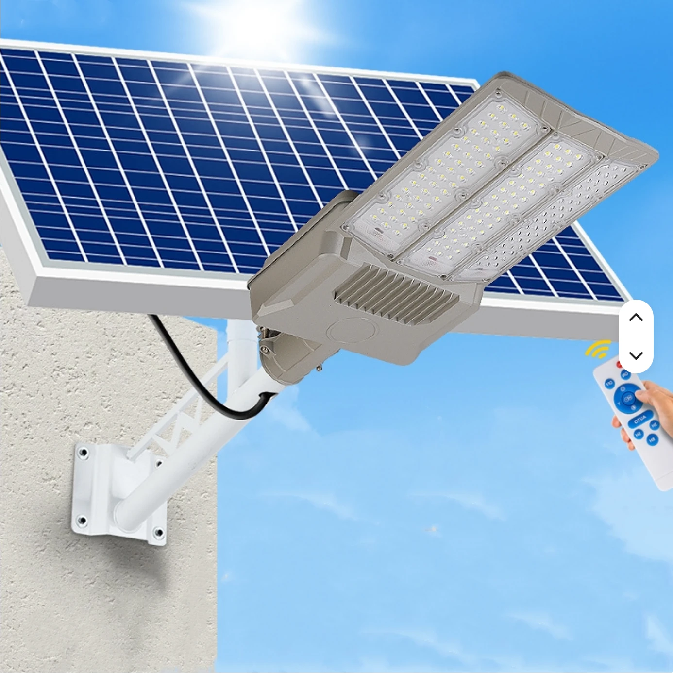 1000watts solar street with seperate solar panel...